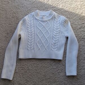 Tommy Hilfiger White Knit Sweater